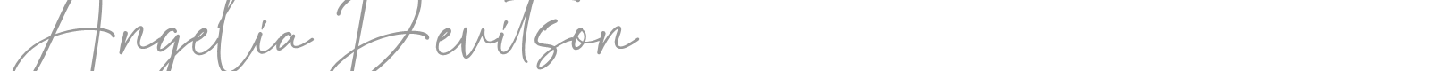 Angelia Devitson font preview